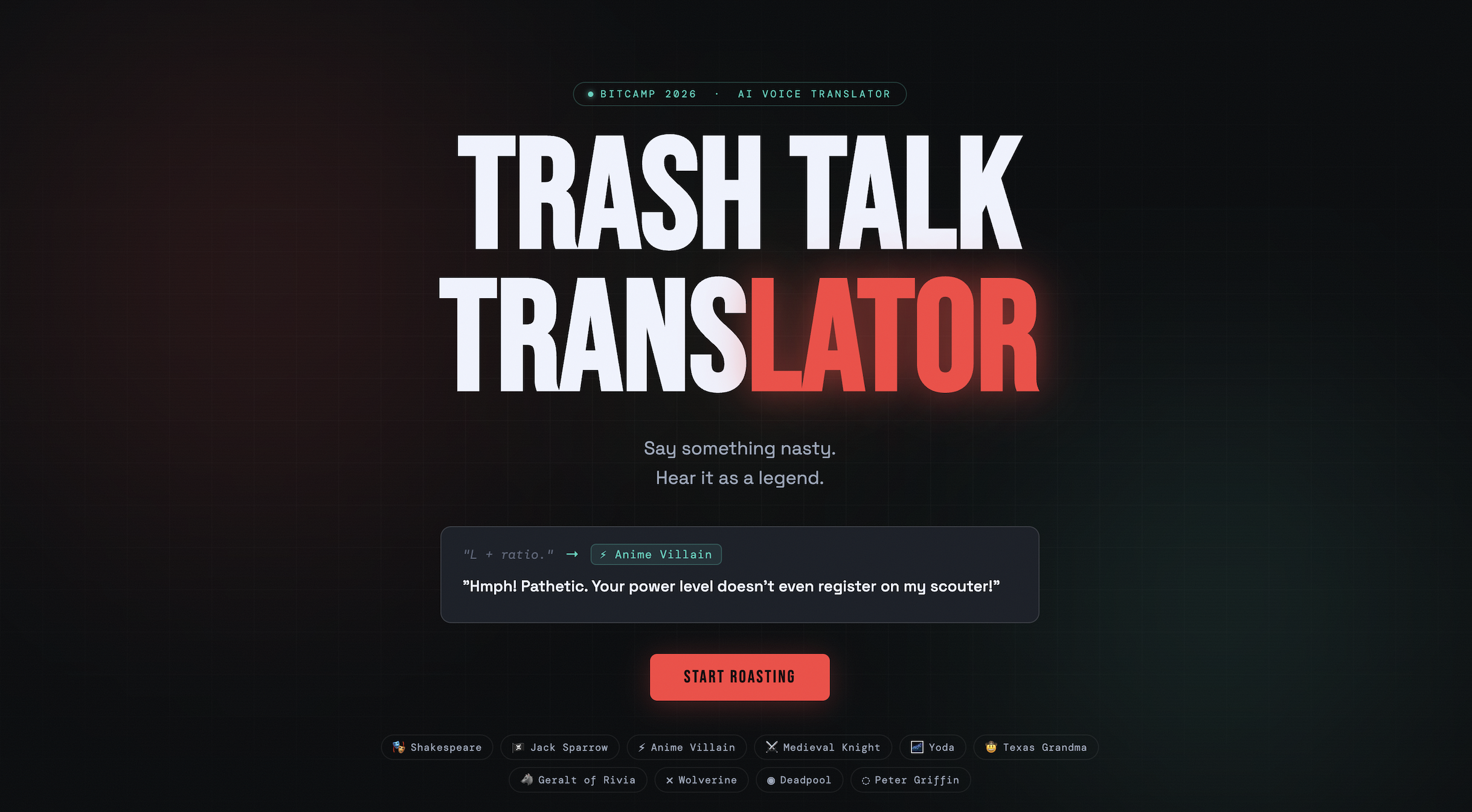Trash Talk Translator